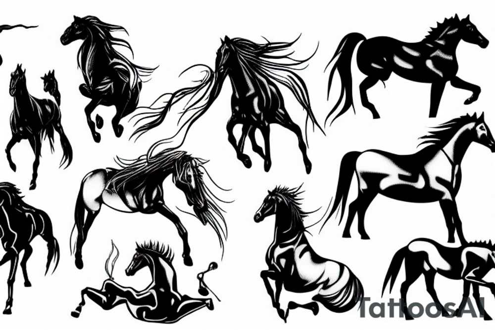 4 horsemen of the apocalypse tattoo idea
