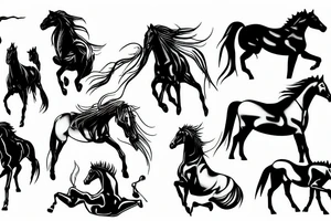 4 horsemen of the apocalypse tattoo idea