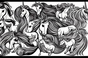 Unicorn tattoo idea