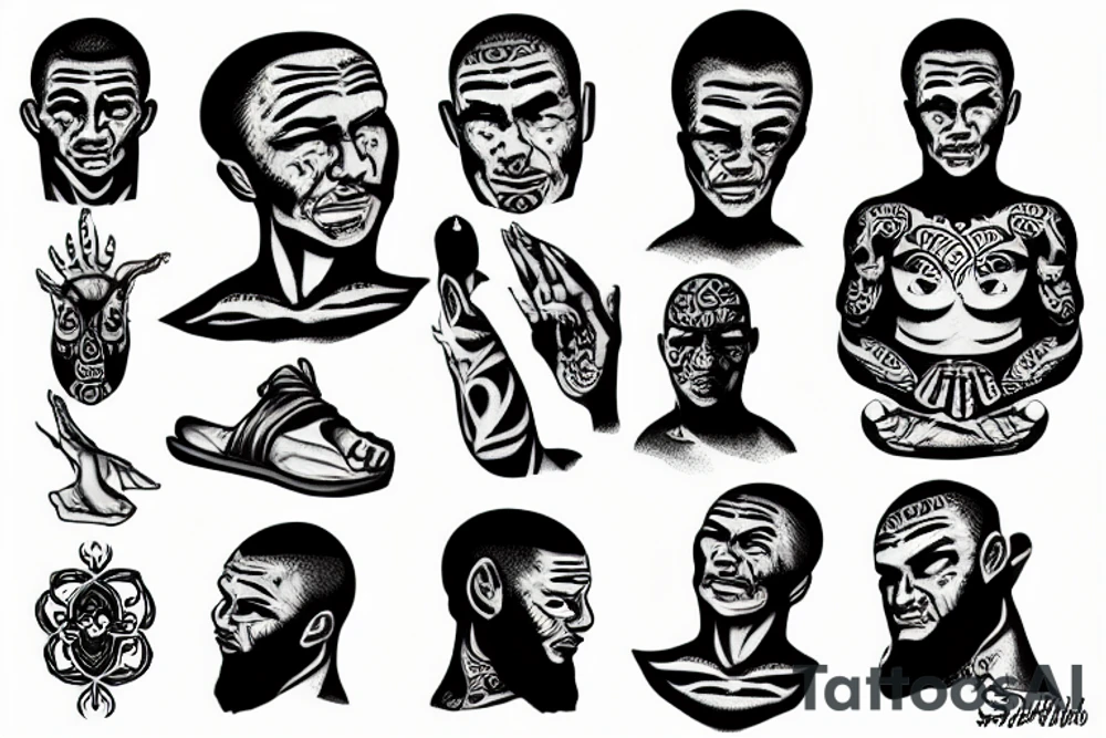 monk on the rock tattoo idea