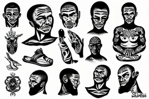 monk on the rock tattoo idea