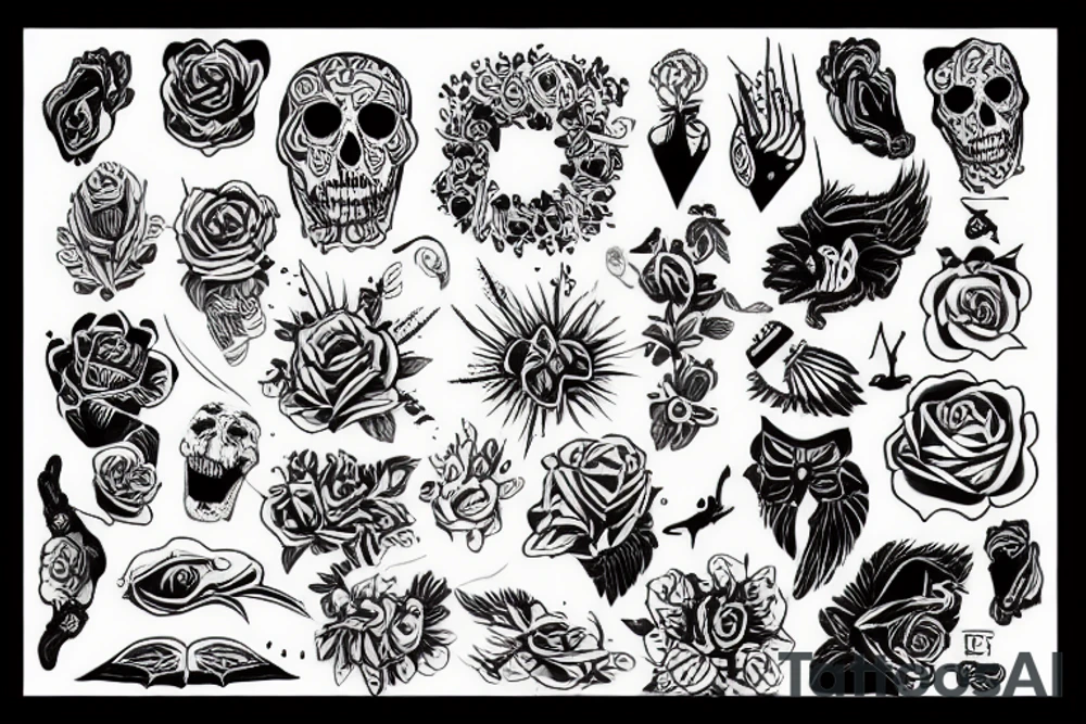Новый год tattoo idea
