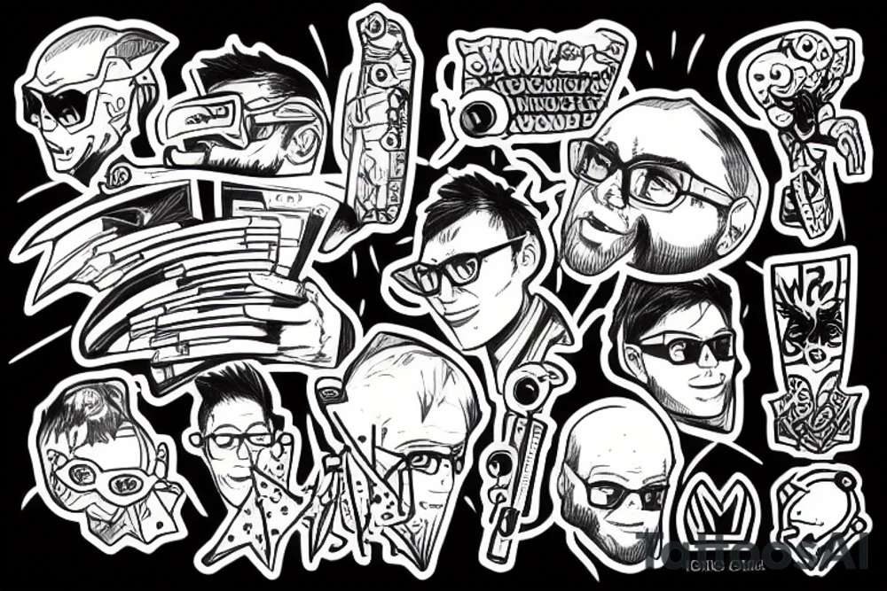 nerd geek maximilian son 09.09 tattoo idea