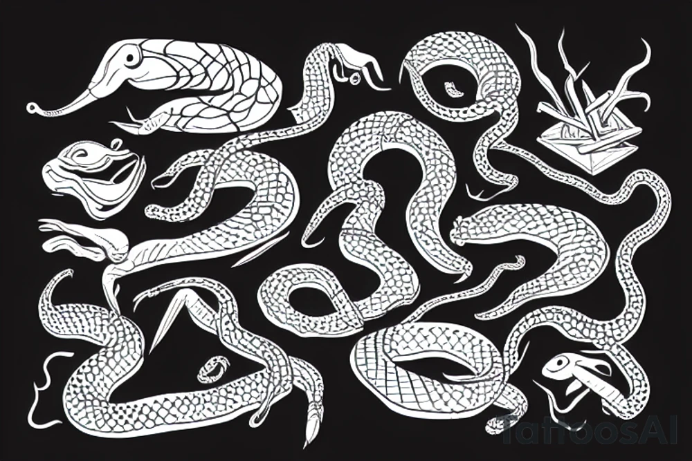 Snake tattoo idea