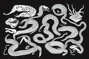 Snake tattoo idea