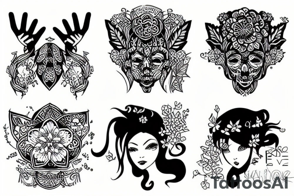 Дракон tattoo idea