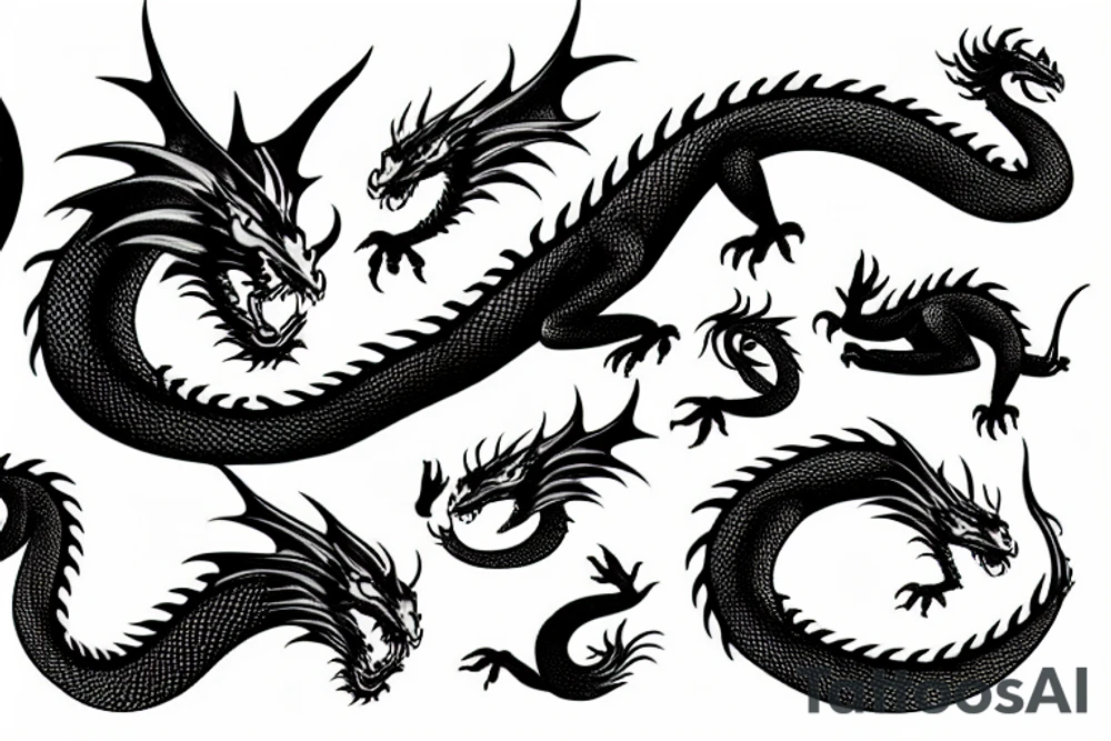 dragon tattoo idea