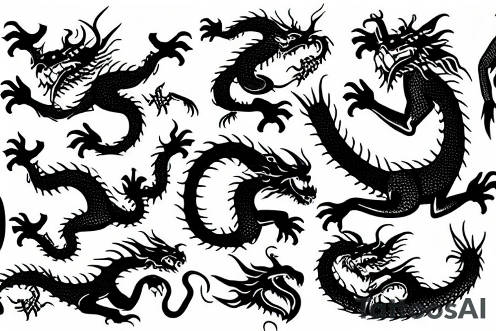 dragon tattoo idea
