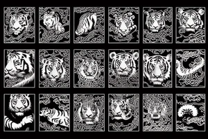 chinese year of the tiger cheung calligraphy tattoo idea