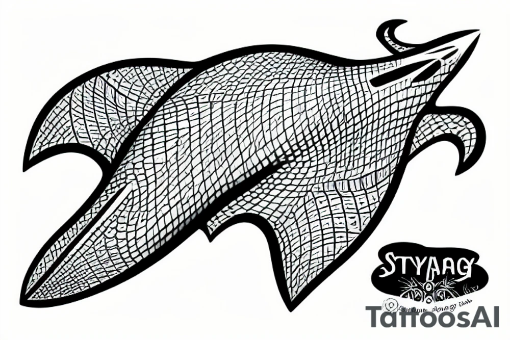 stingray tattoo idea