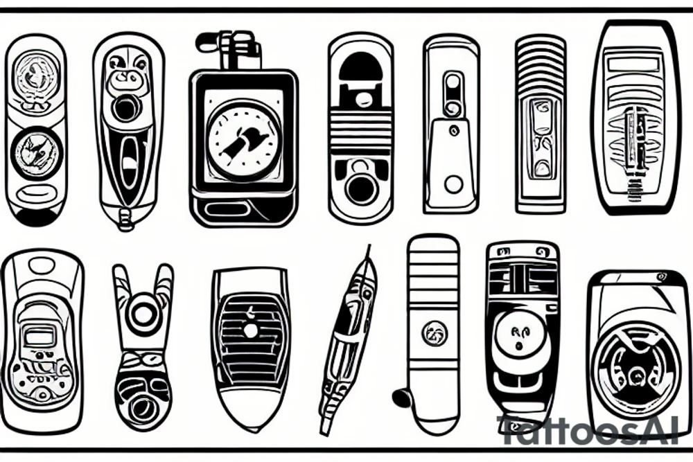 andrew walkie talkies tattoo idea