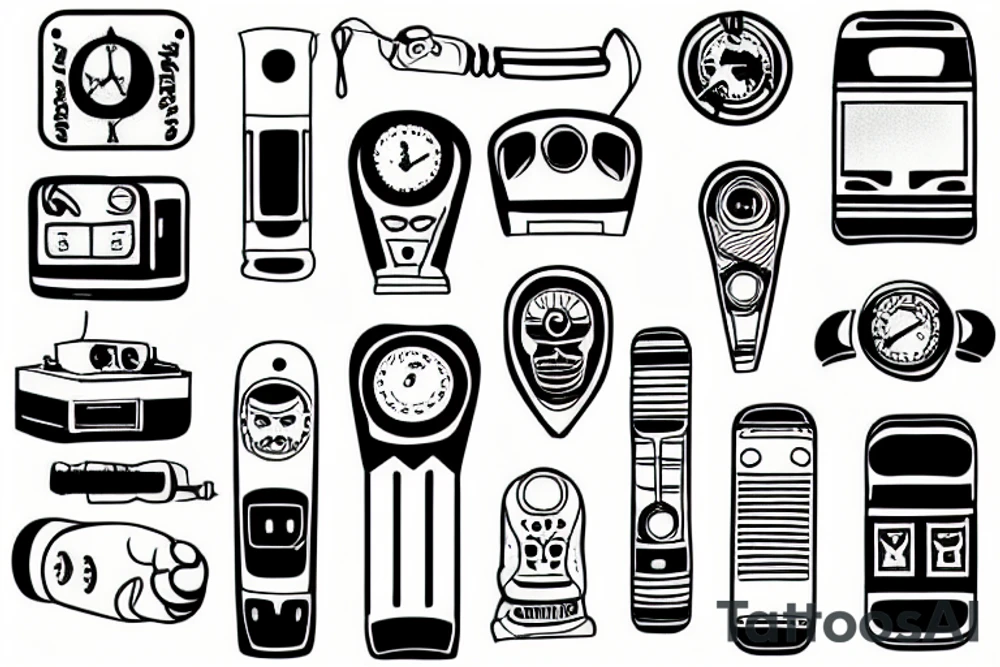 andrew walkie talkies tattoo idea