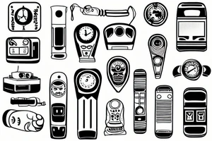 andrew walkie talkies tattoo idea