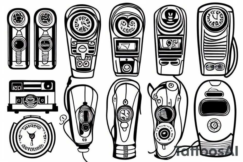 andrew walkie talkies tattoo idea