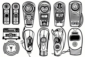 andrew walkie talkies tattoo idea