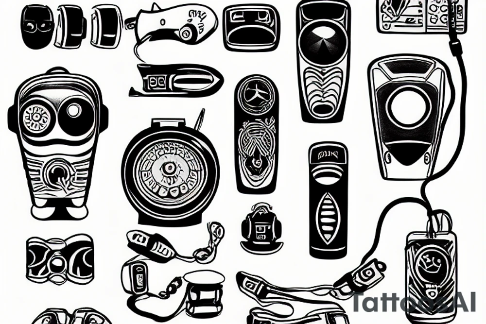 andrew walkie talkies tattoo idea