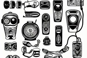 andrew walkie talkies tattoo idea