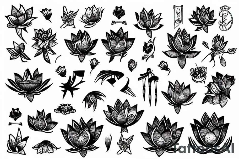 Lotus Flower tattoo idea