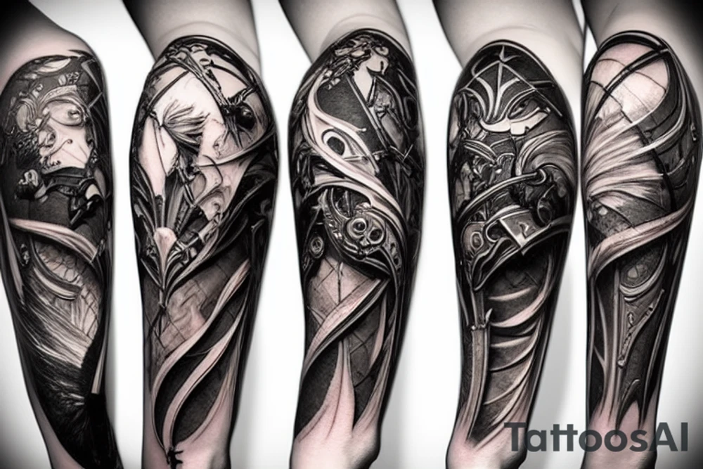 final fantasy sword tattoo idea