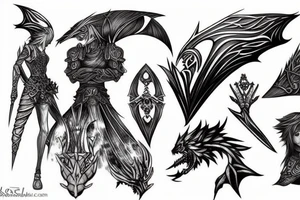 final fantasy sword tattoo idea