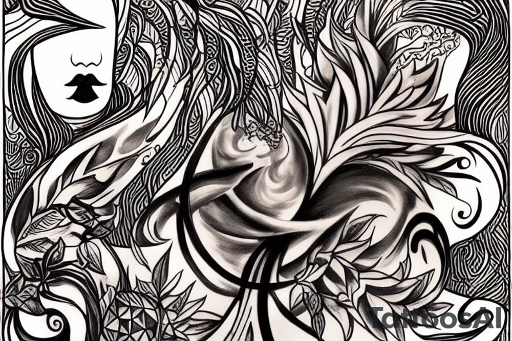 Phoenix tattoo idea
