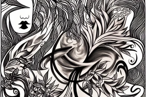 Phoenix tattoo idea