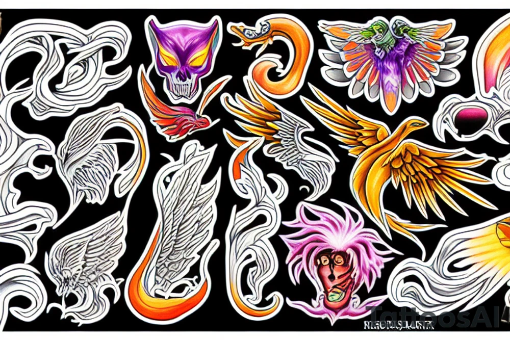 Phoenix tattoo idea