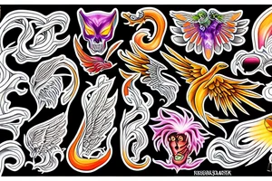 Phoenix tattoo idea