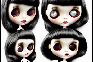 Big eyes blythe doll tattoo idea