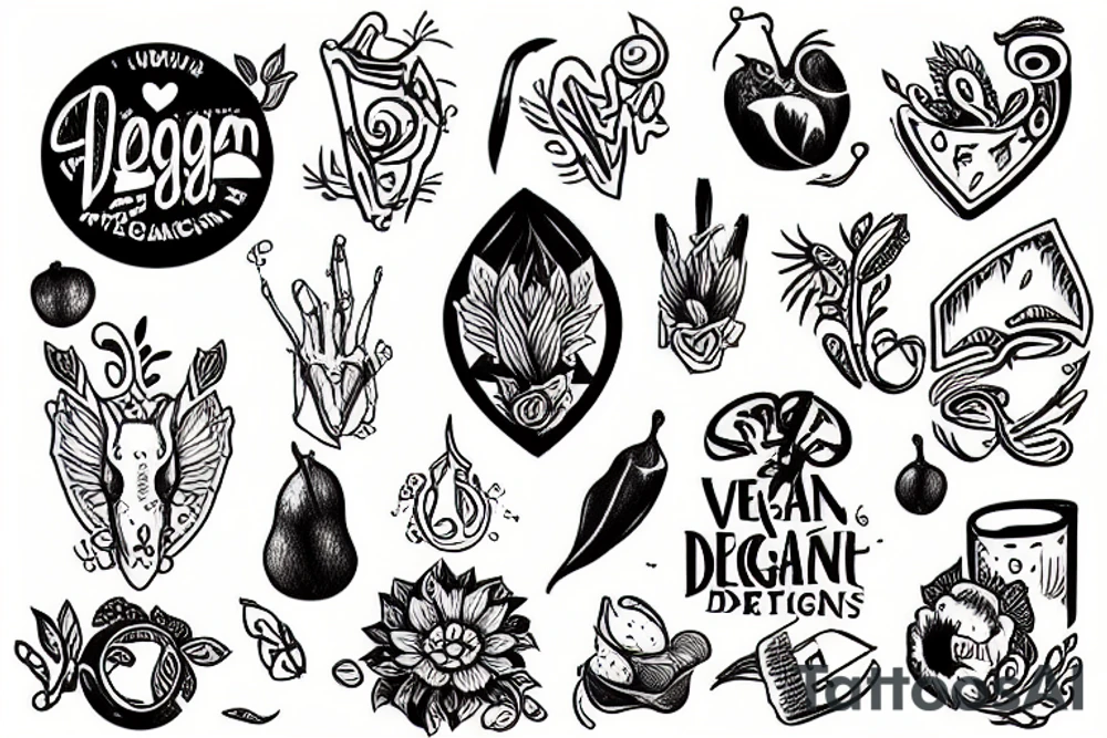 Vegan tattoo idea