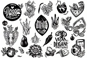 Vegan tattoo idea