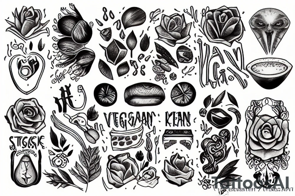 Vegan tattoo idea
