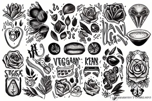 Vegan tattoo idea