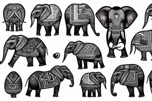 a programmer riding a elephant tattoo idea
