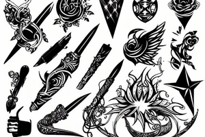 photoshop magic wand on the arm tattoo idea