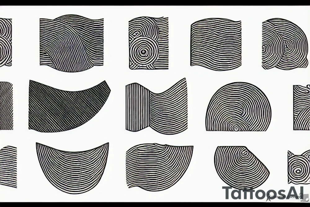Lines tattoo idea