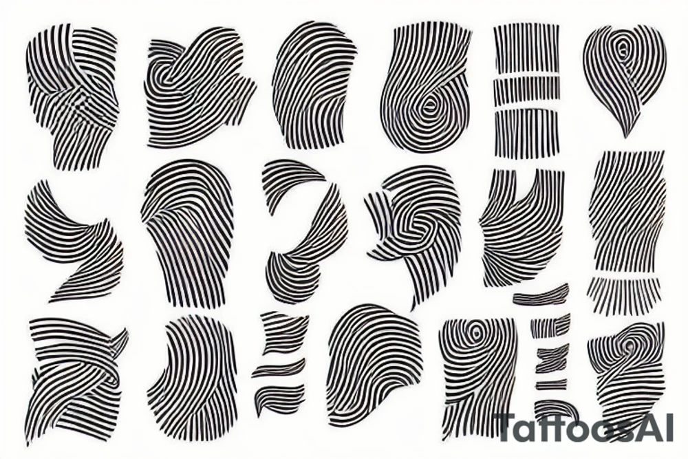 Lines tattoo idea