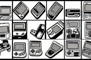 Gameboy sega tattoo idea