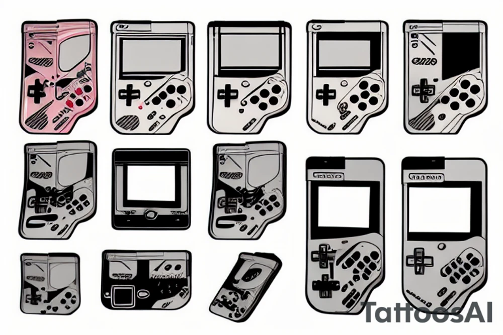 Gameboy sega tattoo idea
