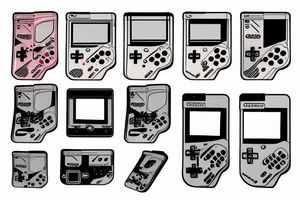 Gameboy sega tattoo idea