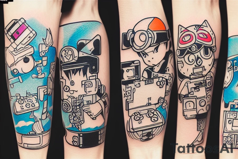 Gameboy tattoo idea
