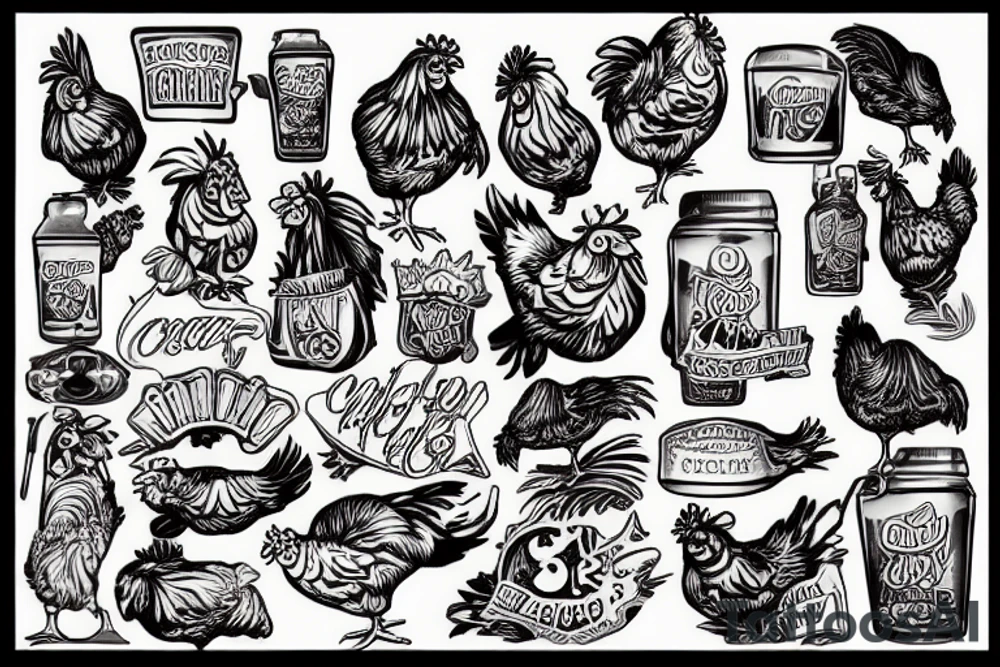 Chicken McNugget tattoo idea