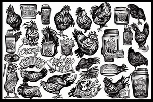 Chicken McNugget tattoo idea