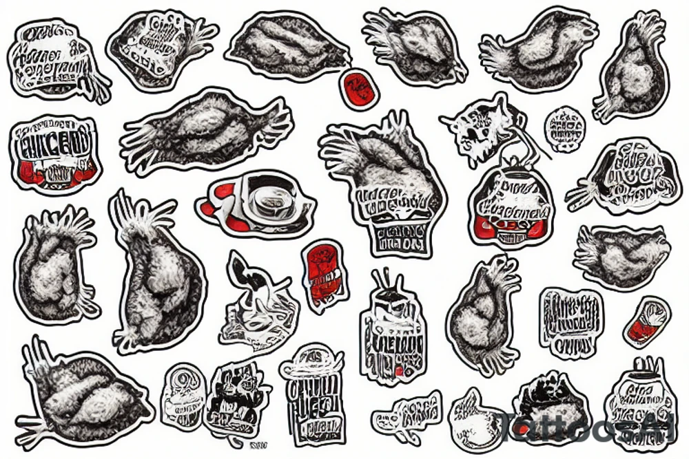 Chicken McNugget tattoo idea