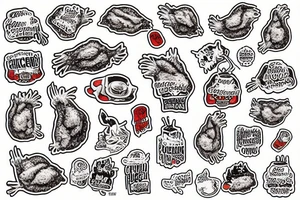 Chicken McNugget tattoo idea