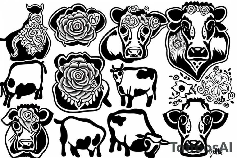 Stella Bean Cow tattoo idea