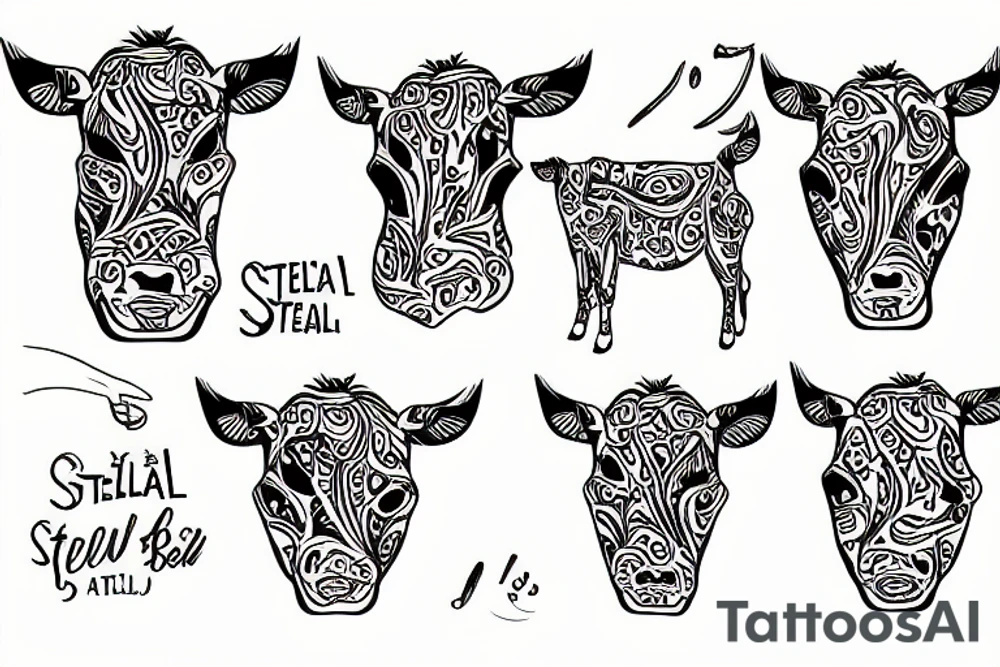 Stella Bean Cow tattoo idea