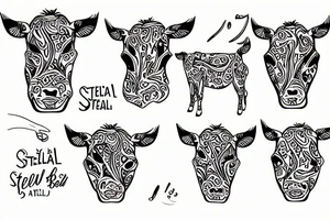 Stella Bean Cow tattoo idea