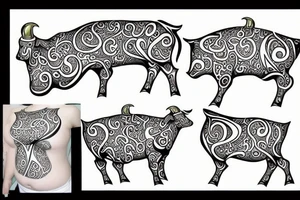 Stella Bean Cow tattoo idea