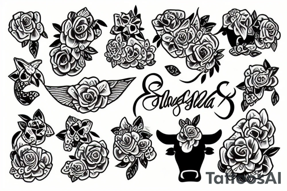 Stella Bean Cow tattoo idea